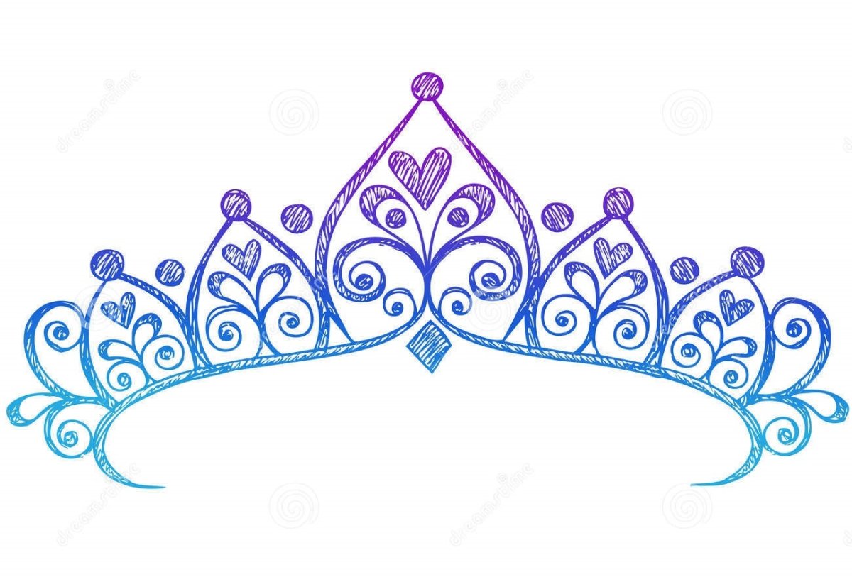 Диадема рисунок