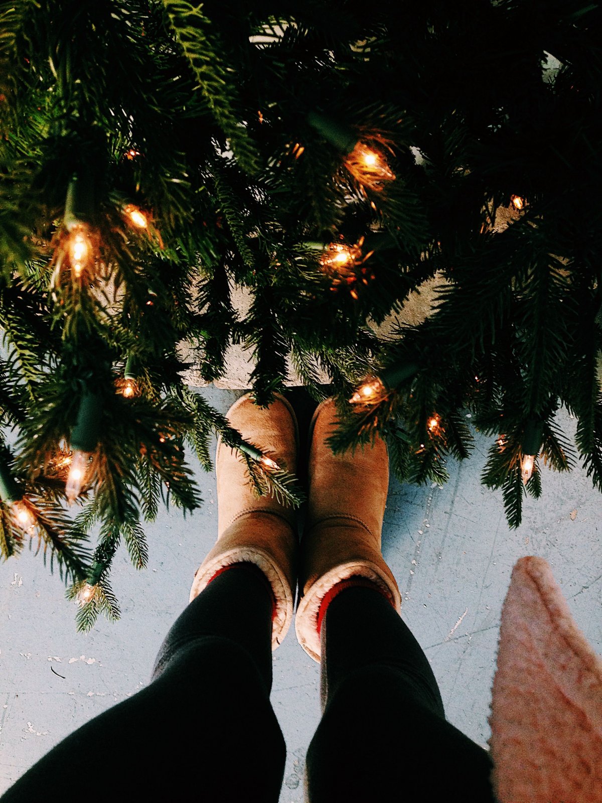 Ноги в снегу