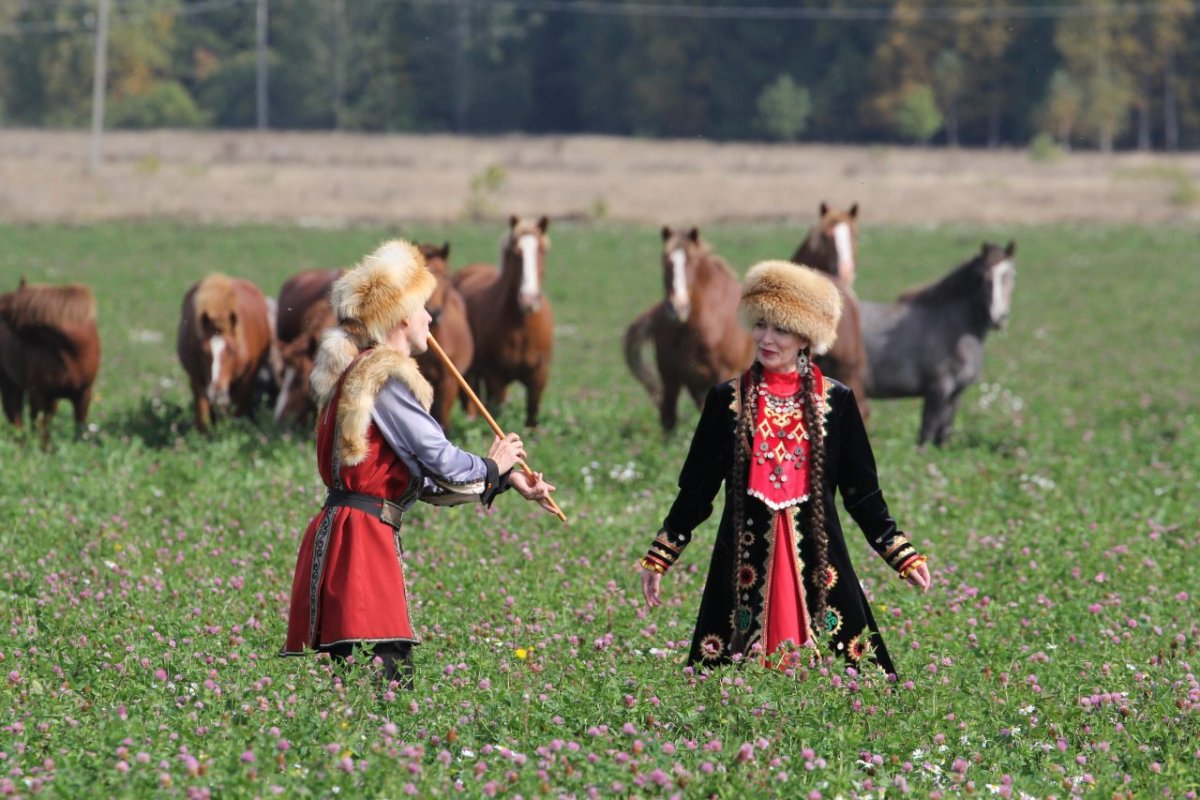 Башкир с кураем