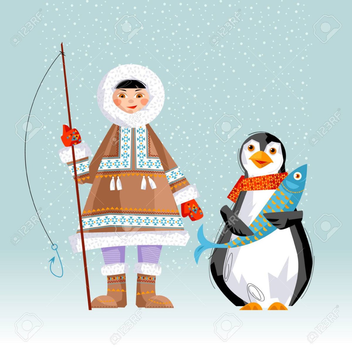 Эскимосы и пингвины