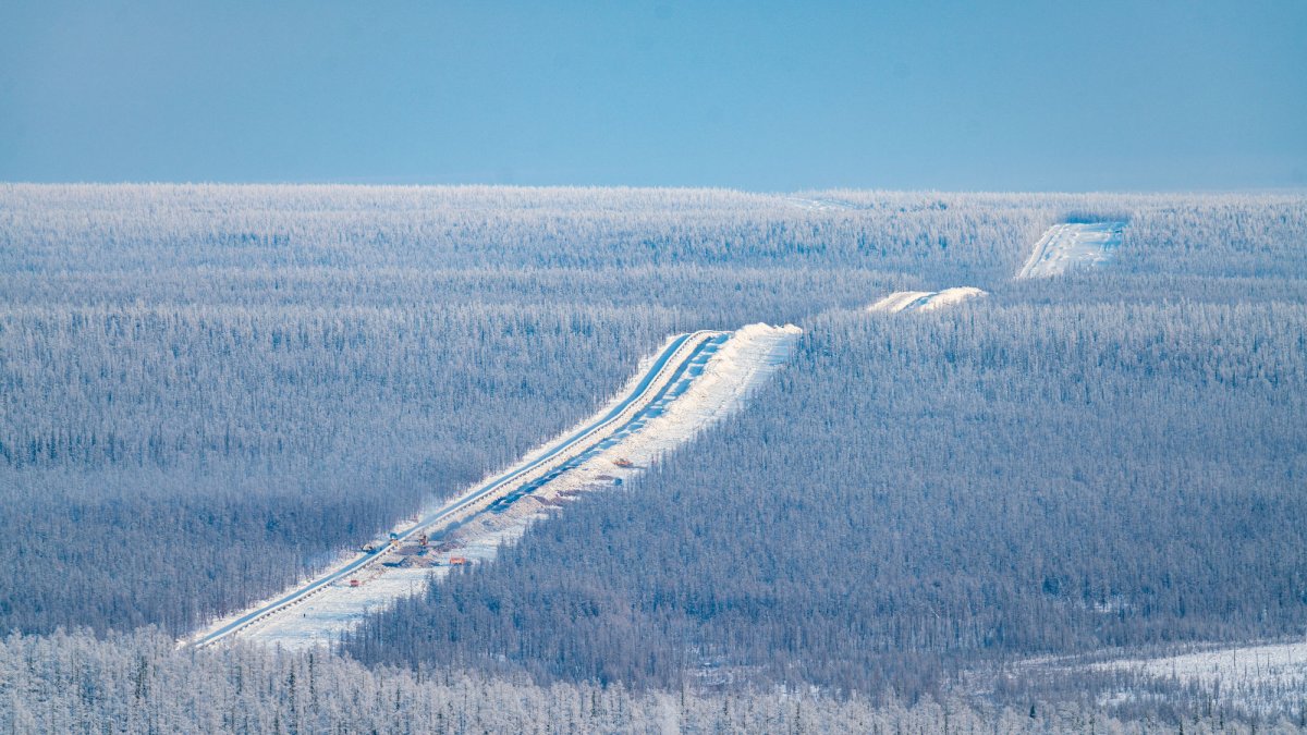 Трасса газопровода