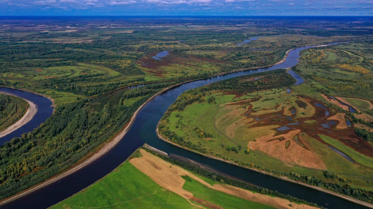 Река Тобол и Иртыш