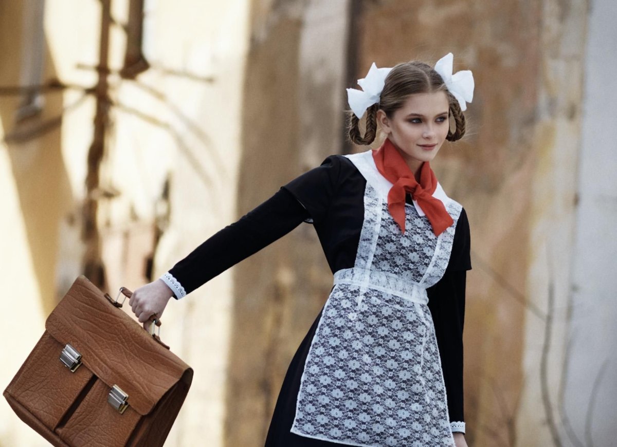 Фотосессия в школьном стиле