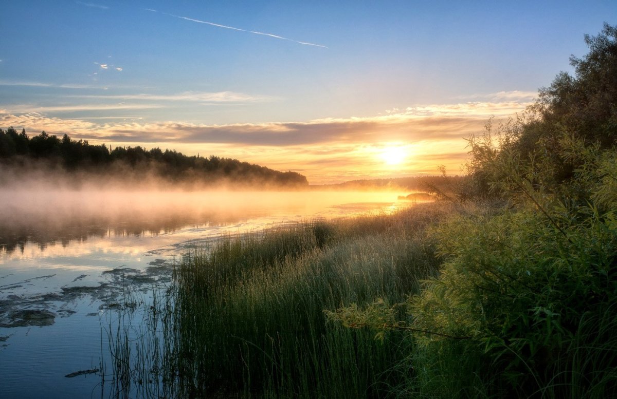 «Рассвет над рекой» - Федор Васильев