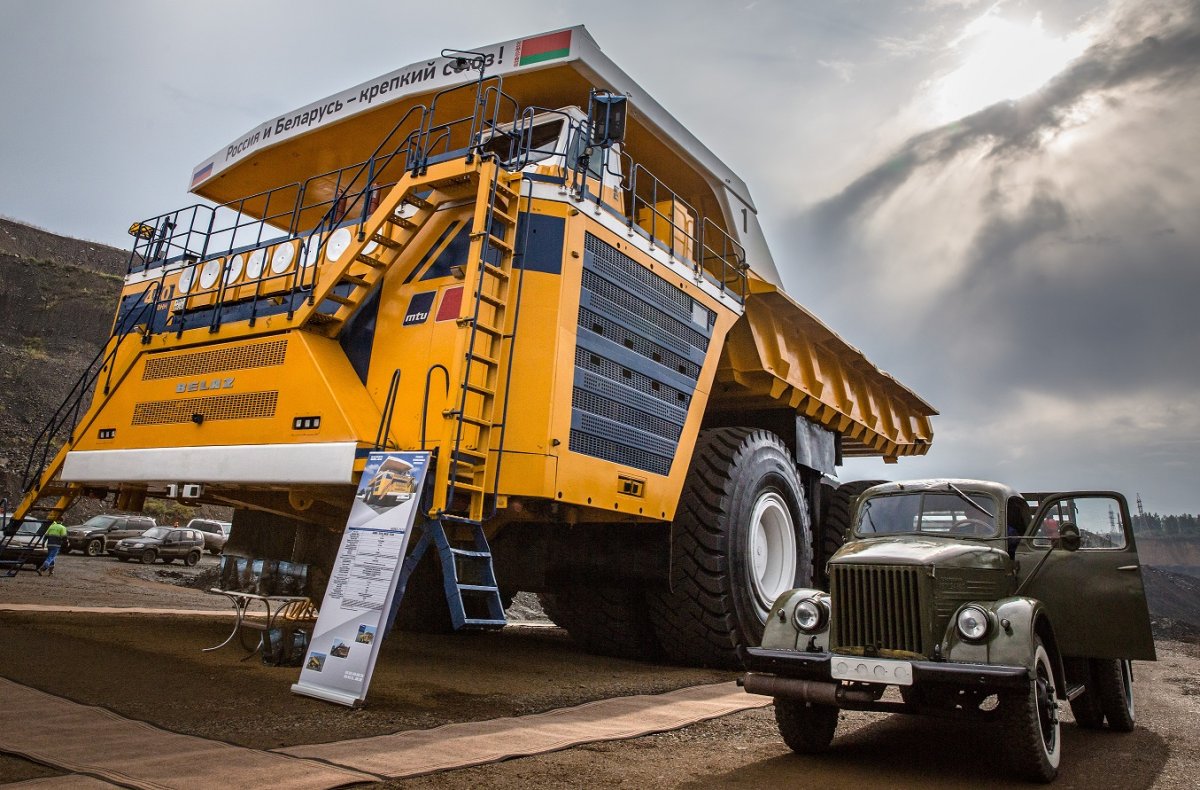 Завод БЕЛАЗ В Белоруссии