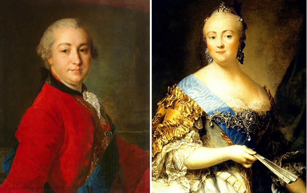 Елизавета Петровна в военном мундире