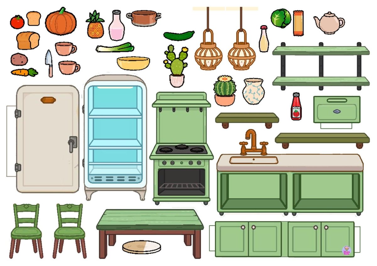 Мебель на английском языке для детей