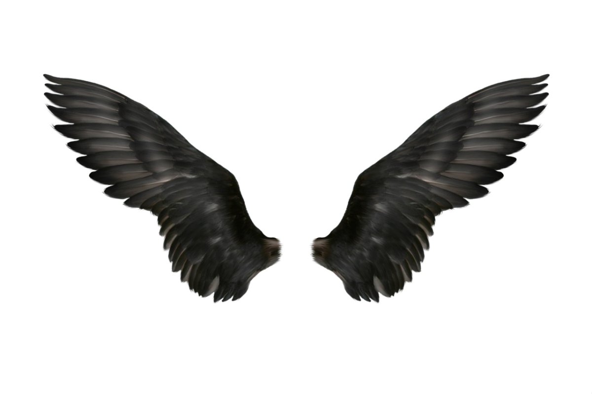 Картина ангела с крыльями