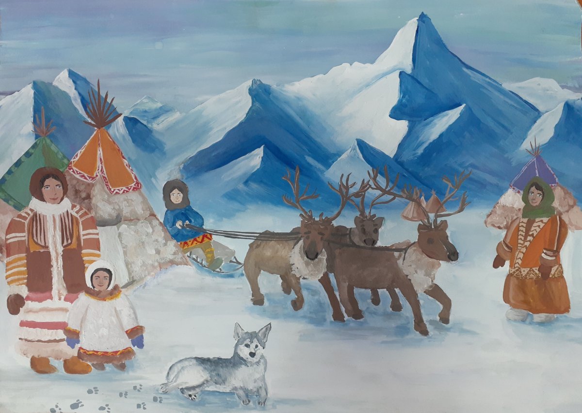 Ханты и манси Югры картина