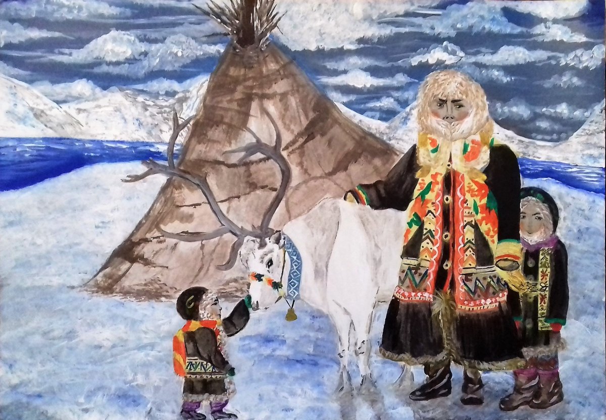 Сказки народов севера саамы иллюстрации