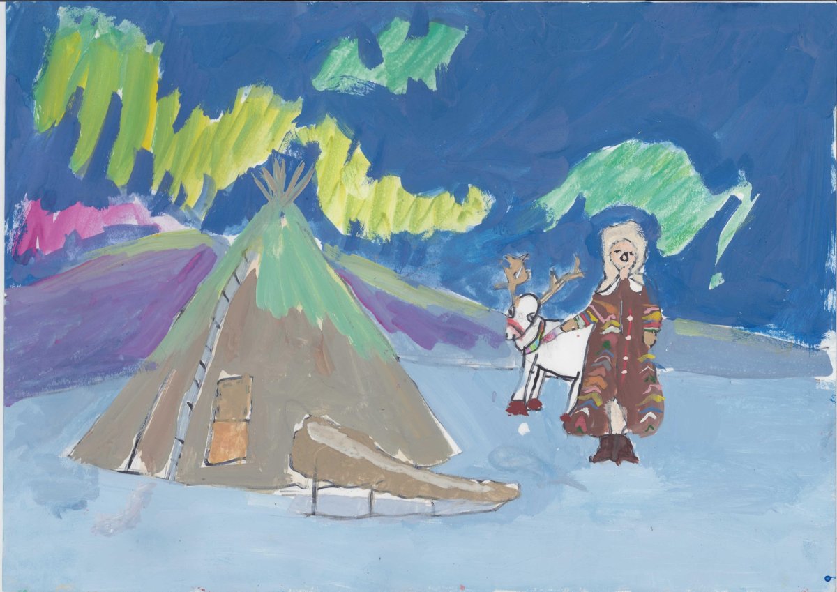 Эскимос иллюстрация