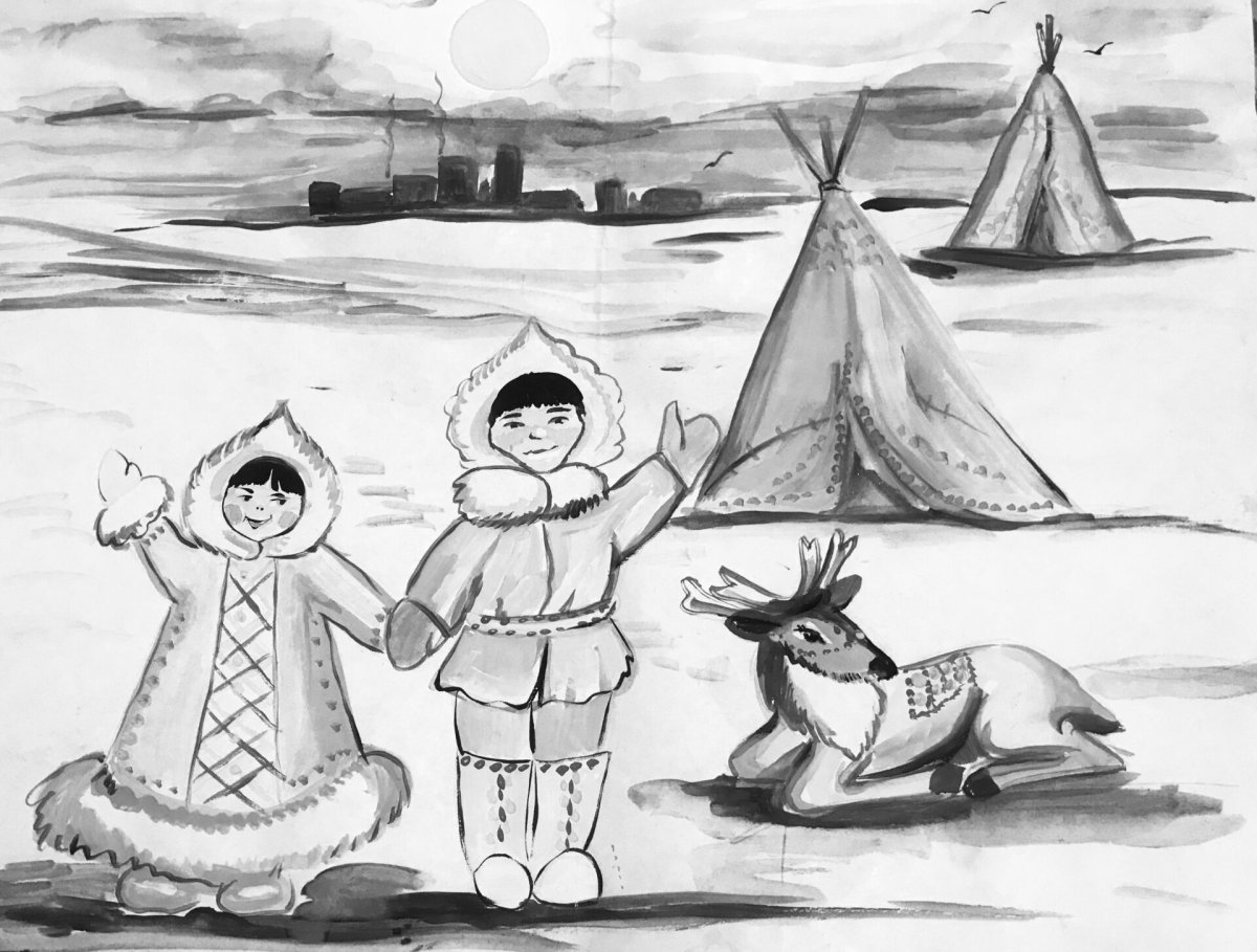 Народы Арктика картины