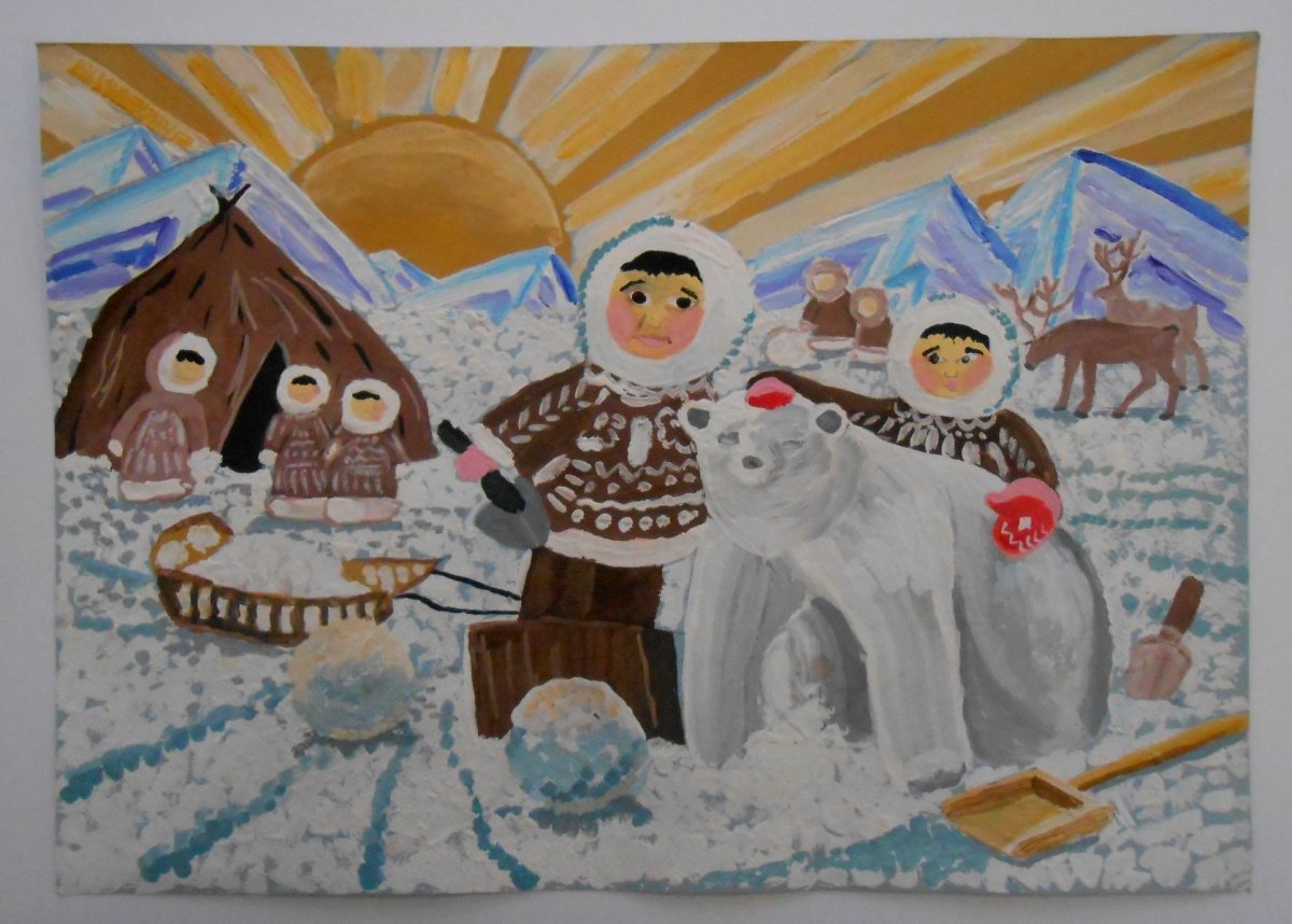 Чум олени ненцы Ямал