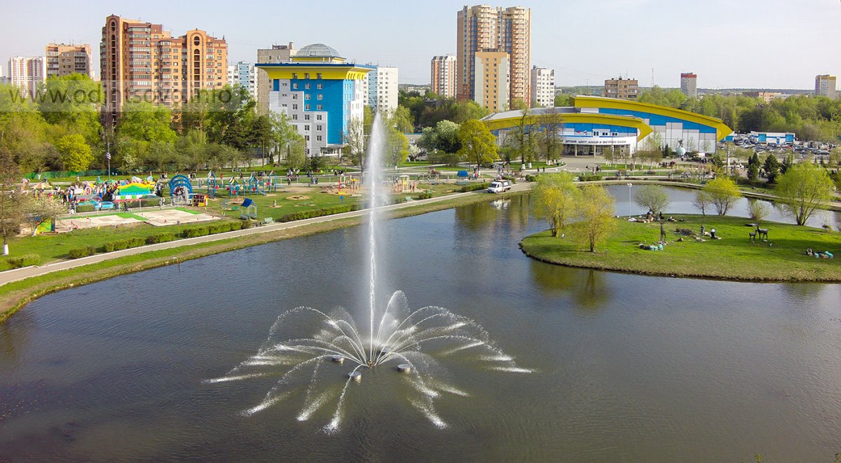 Фонтан на баранке в Одинцово