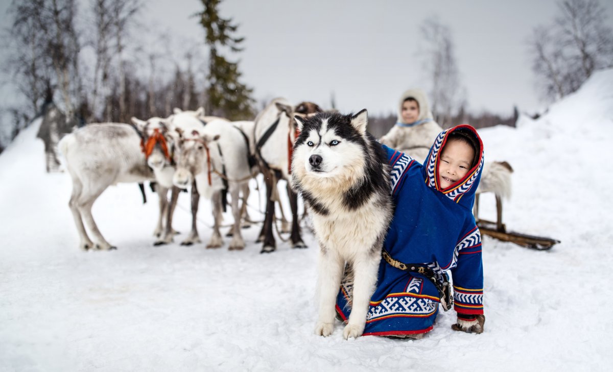 Девушка и месяц Чукотская народная сказка