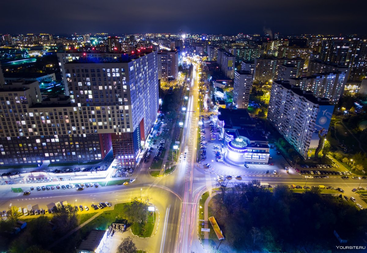 Одинцово ночью центр