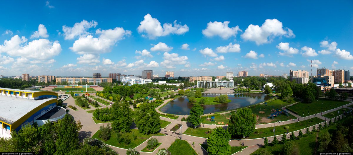 Одинцово парк с прудом