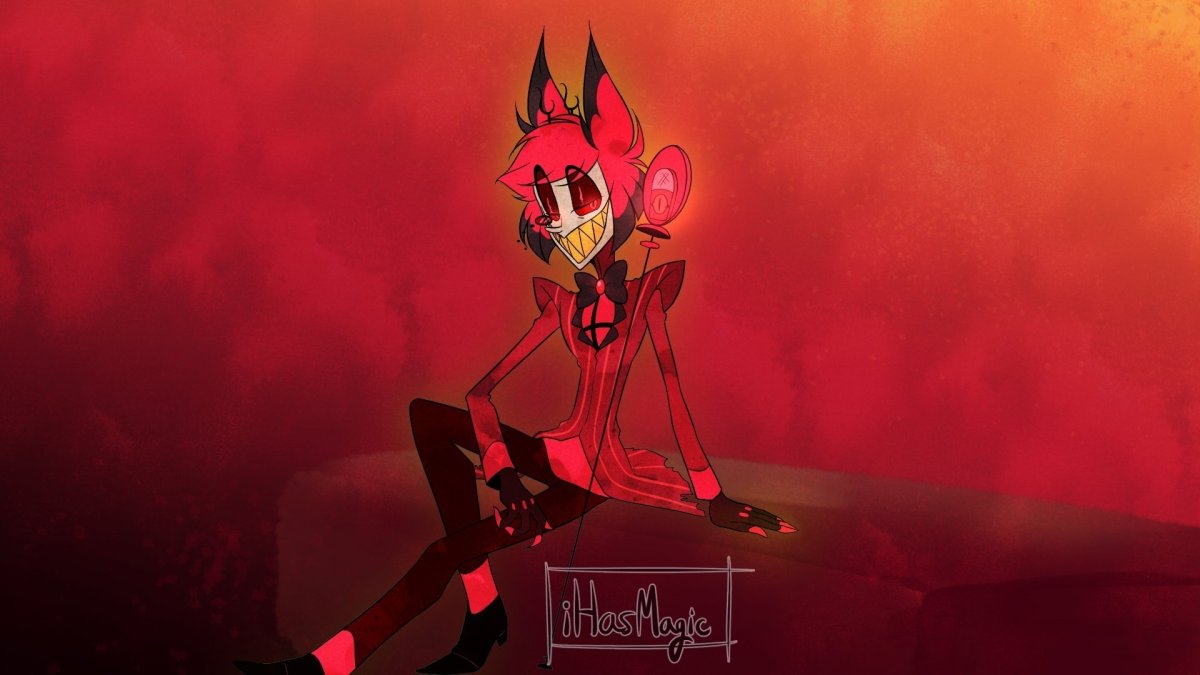 Отель ХАЗБИН Аластор аниме обои