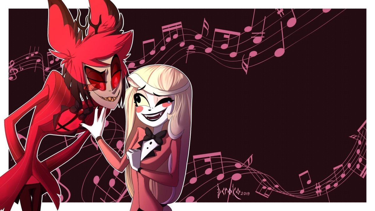 Hazbin Hotel Аластор и Чарли