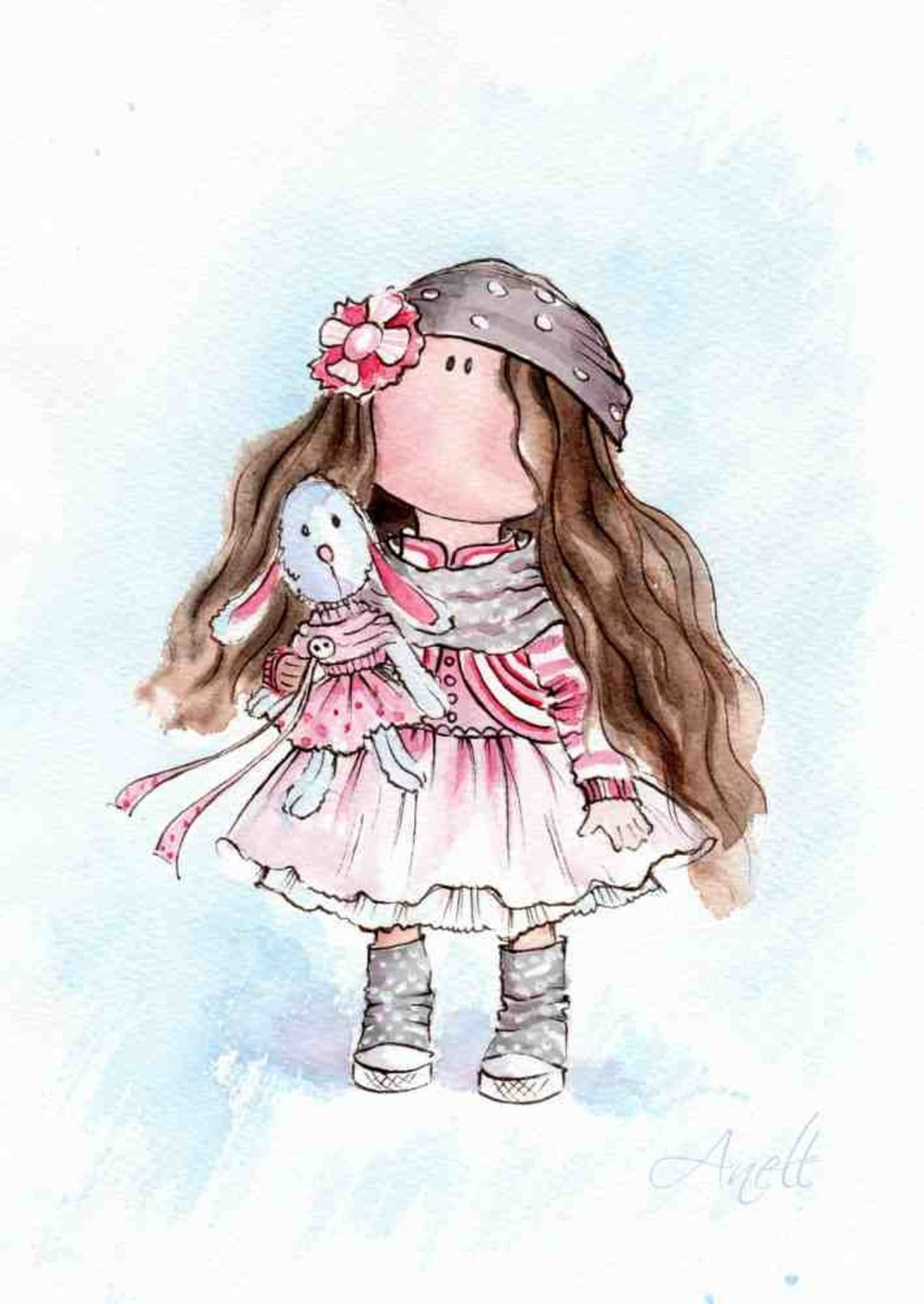 Акварельные куколки