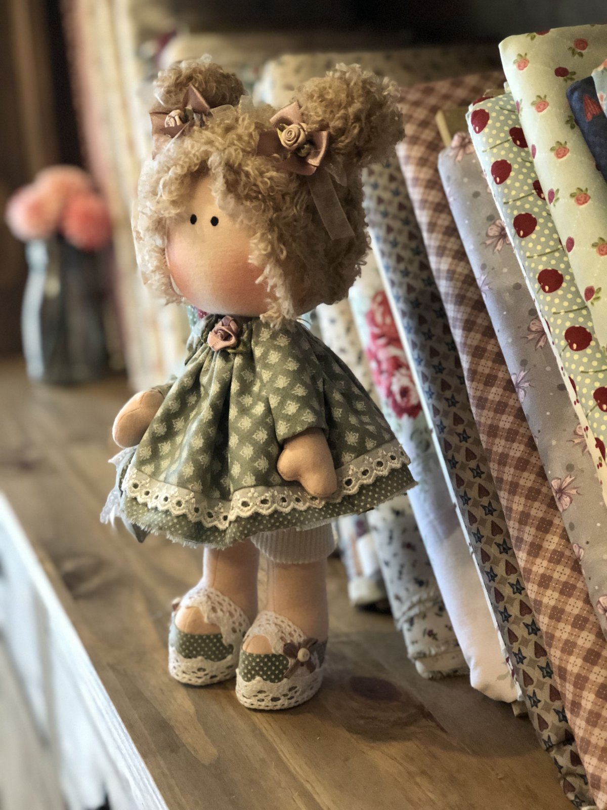 Шитье текстильных кукол