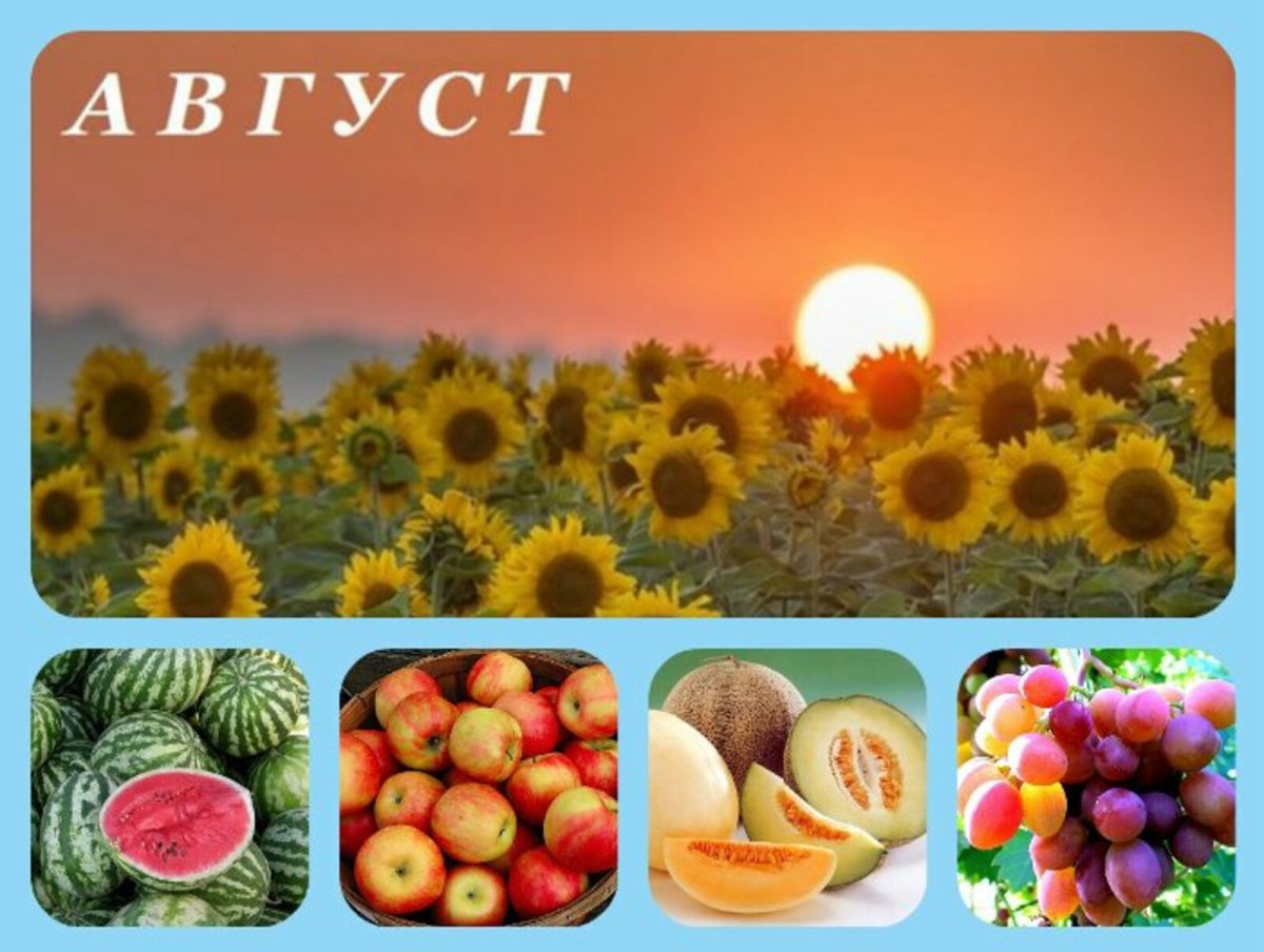 Август летний месяц