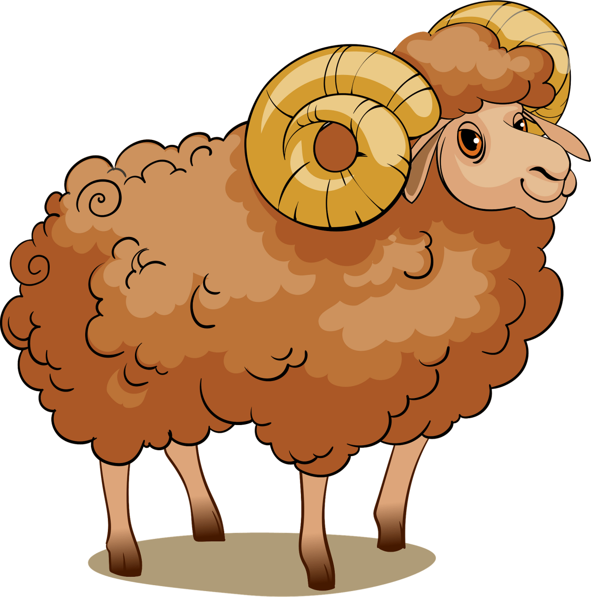 Синий трактор персонажи баран