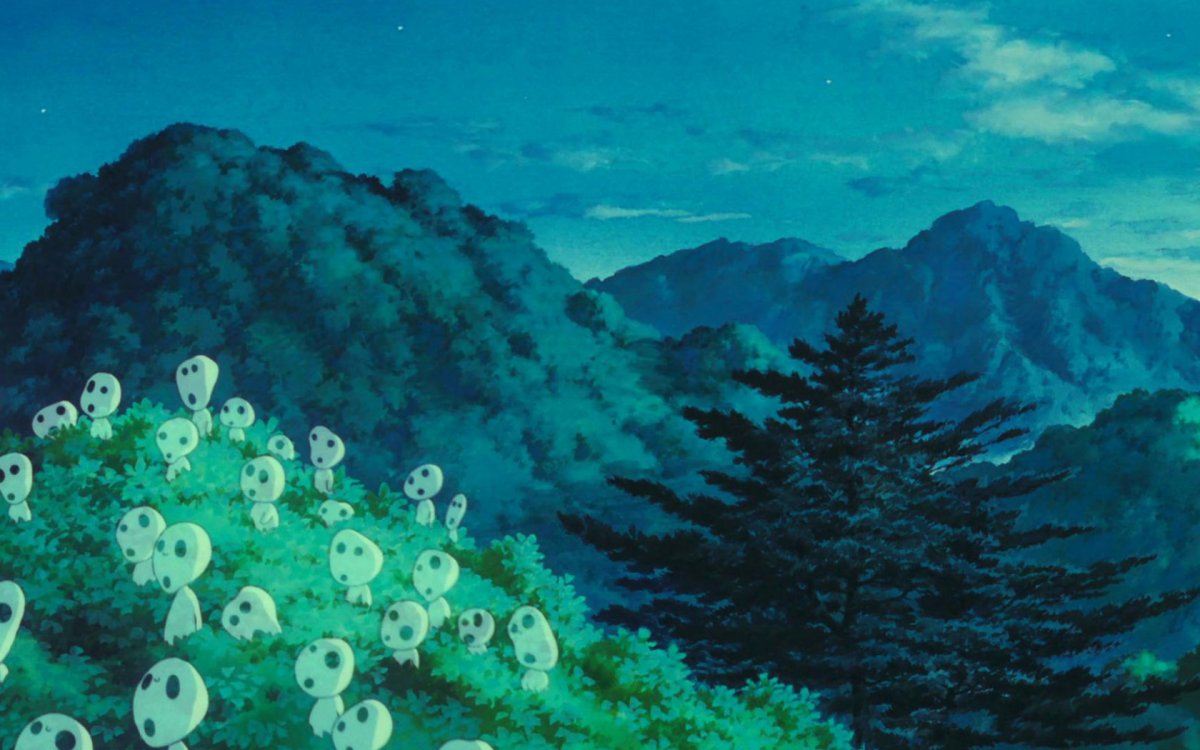 Принцесса Мононоке волк арт