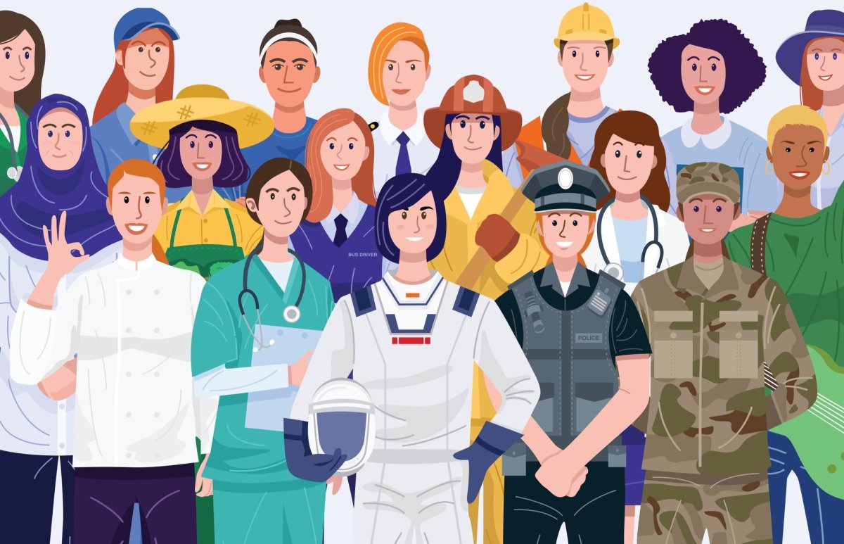 Разные профессии арт