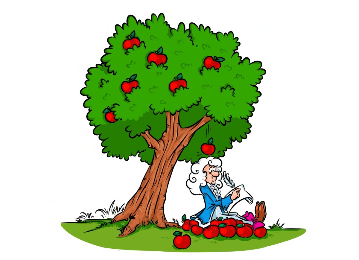 Сила тяжести рисунок для детей