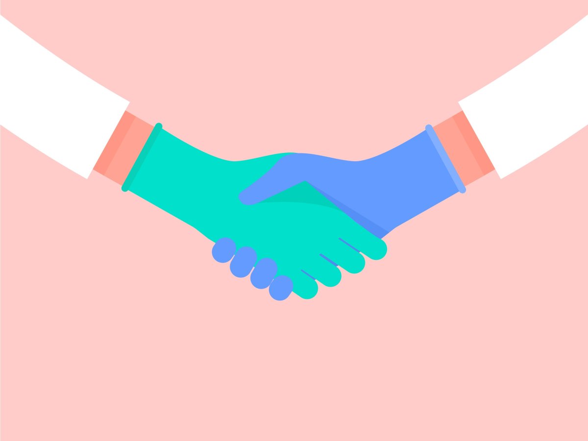 Рукопожатие детей