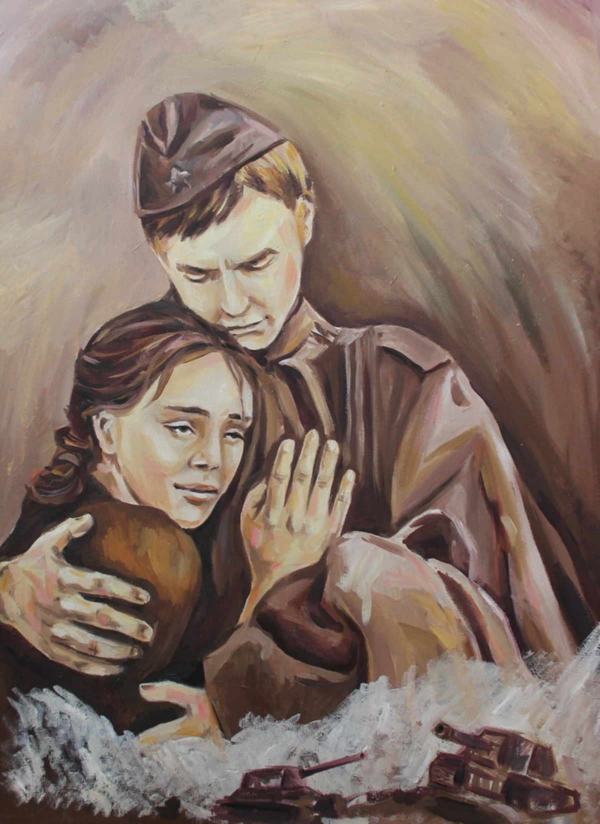 Военный с ребенком