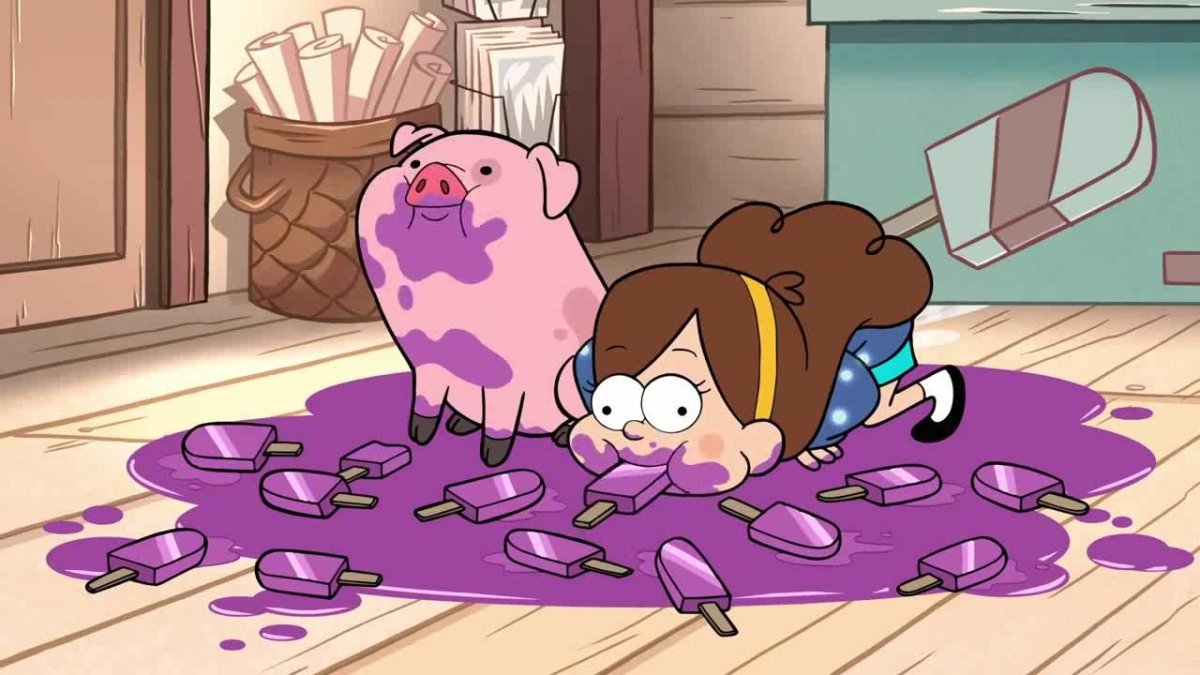 Гравити Фолз Мейбл и Пухля