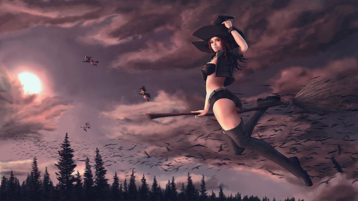 Веселые ведьмочки