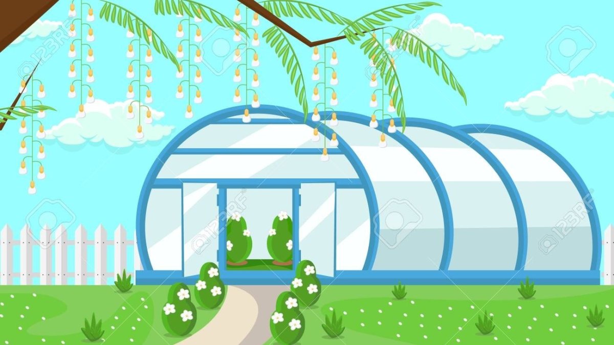 Нарисовать теплицу