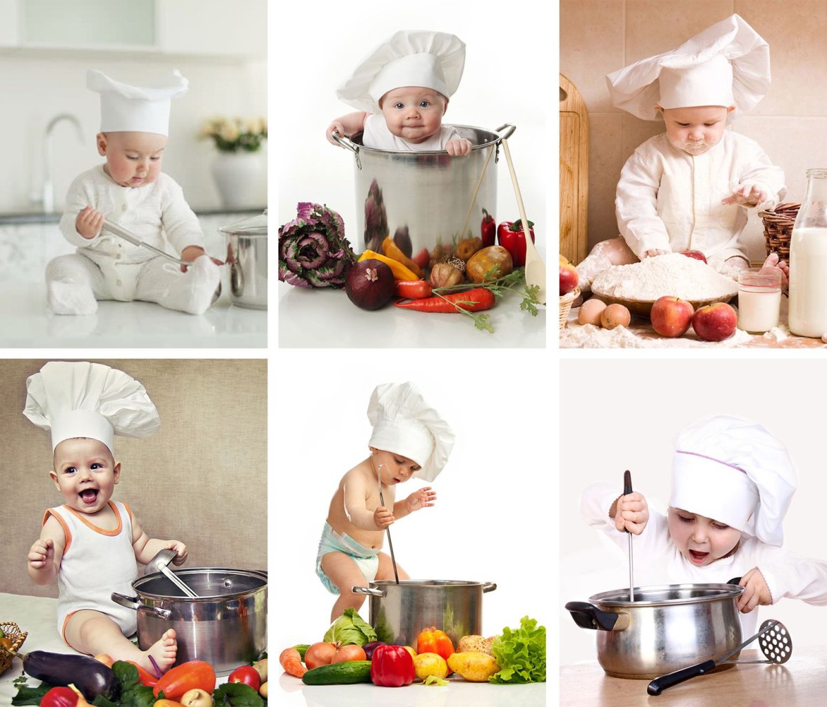 Повар в черно белом стиле