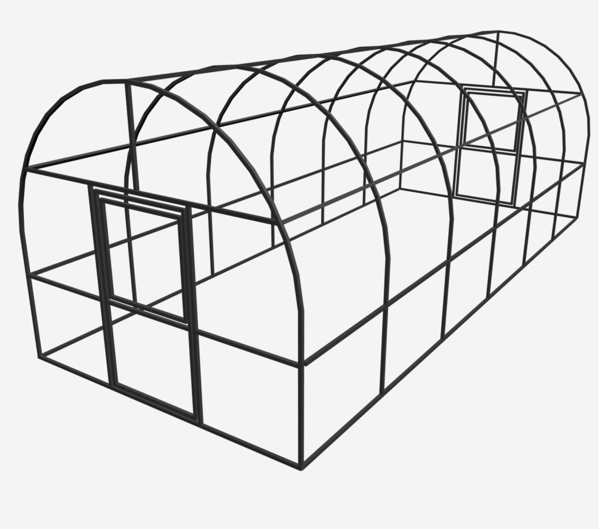 Чертеж теплицы Биония