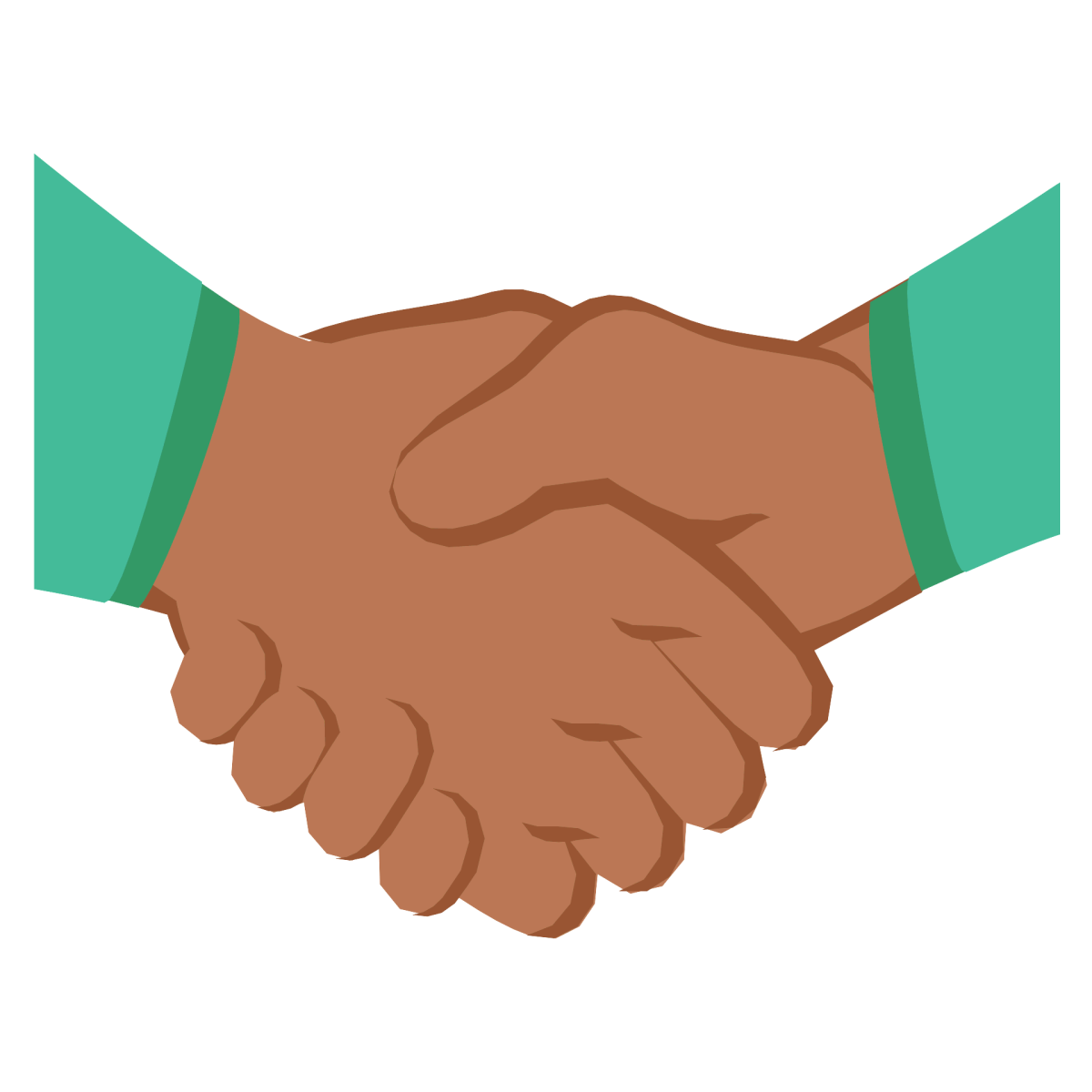 Стикер рукопожатие