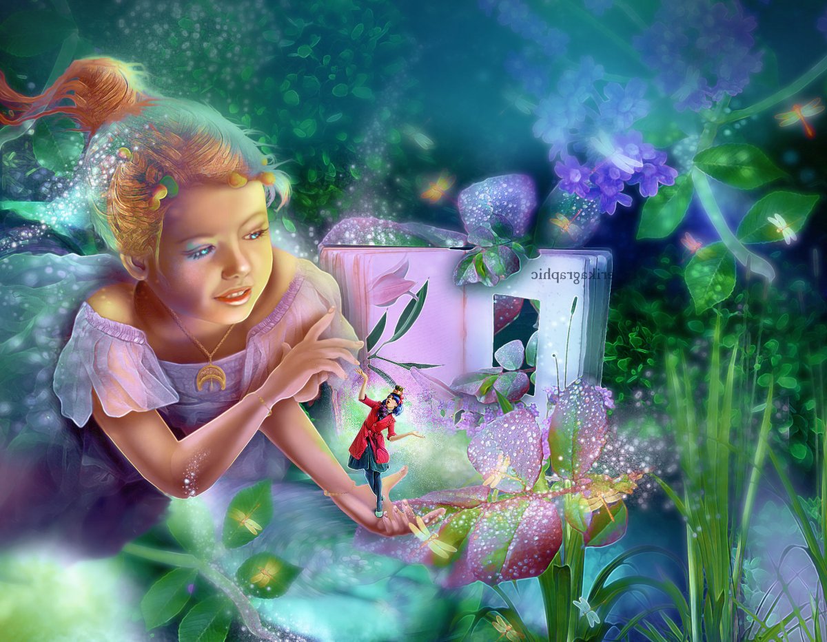 Девочка в сказочном мире