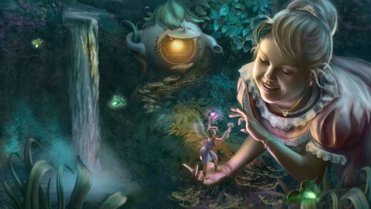 Девочка с радугой