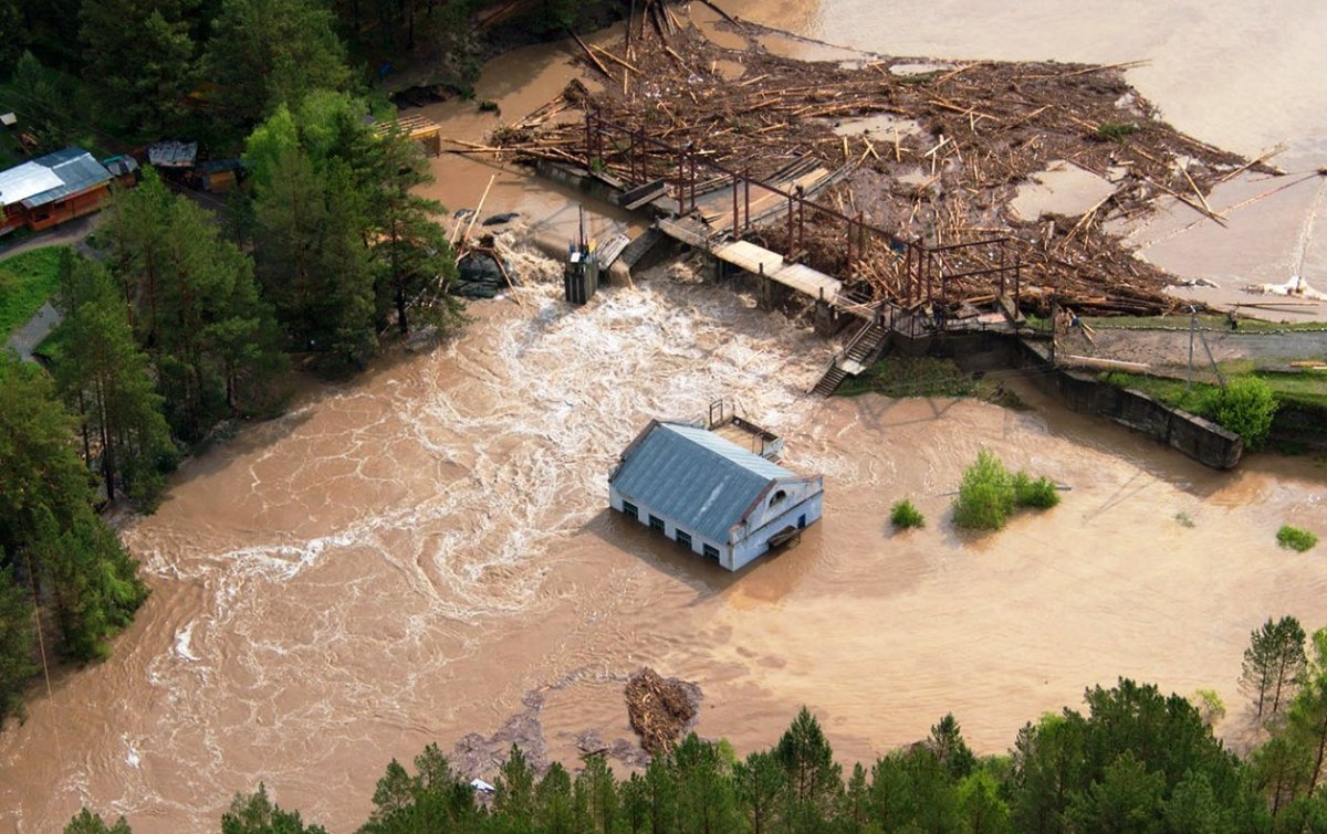 Чемальская ГЭС наводнение 2014