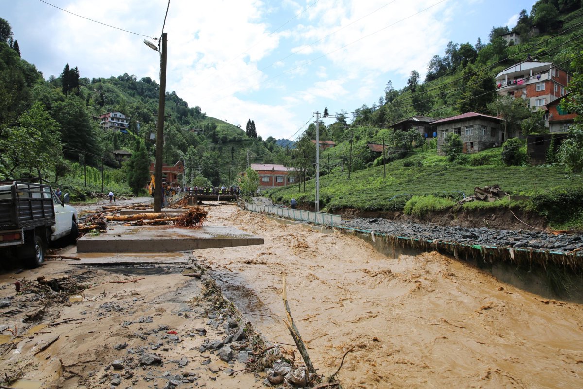 Селевые потоки в горах