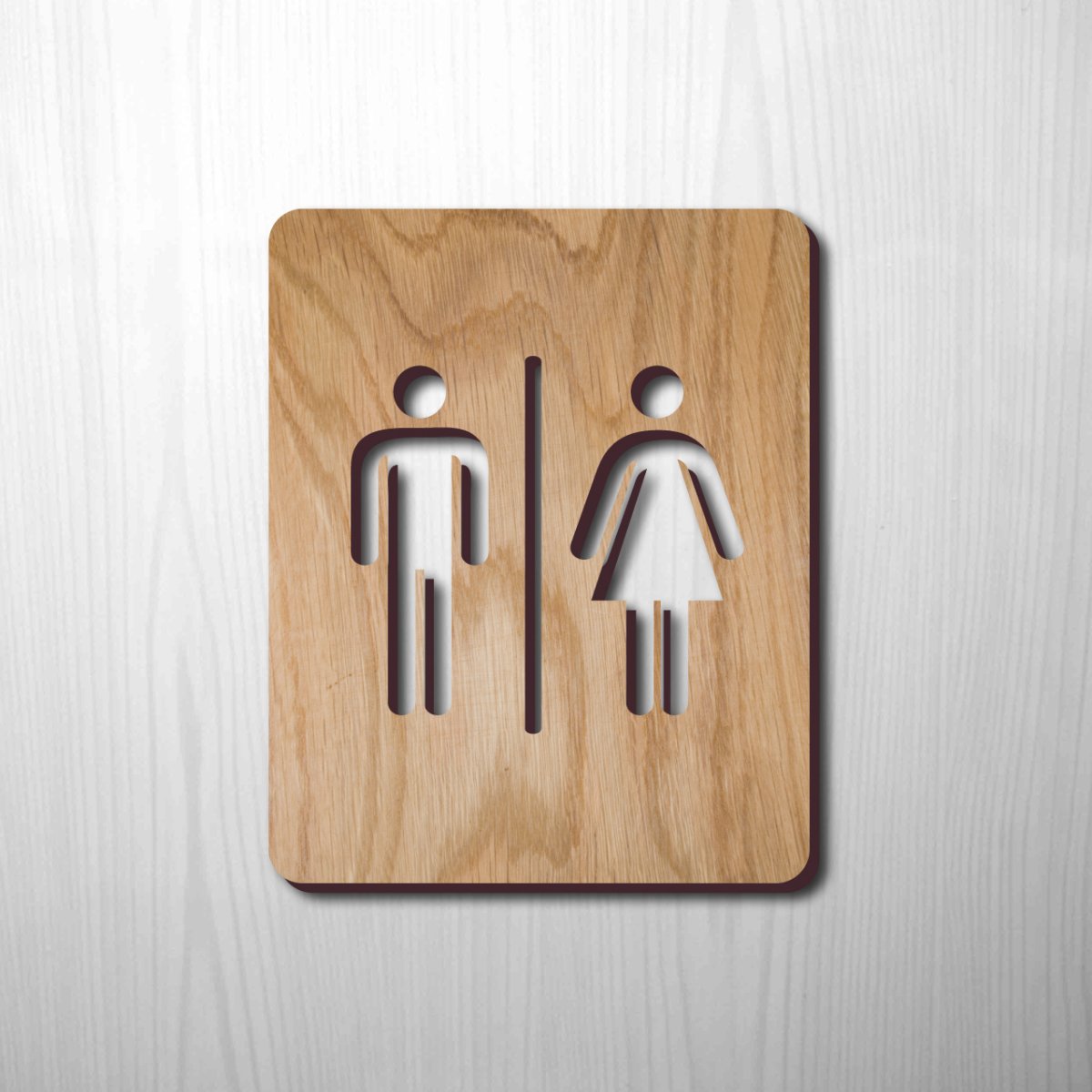 Табличка на дверь туалет