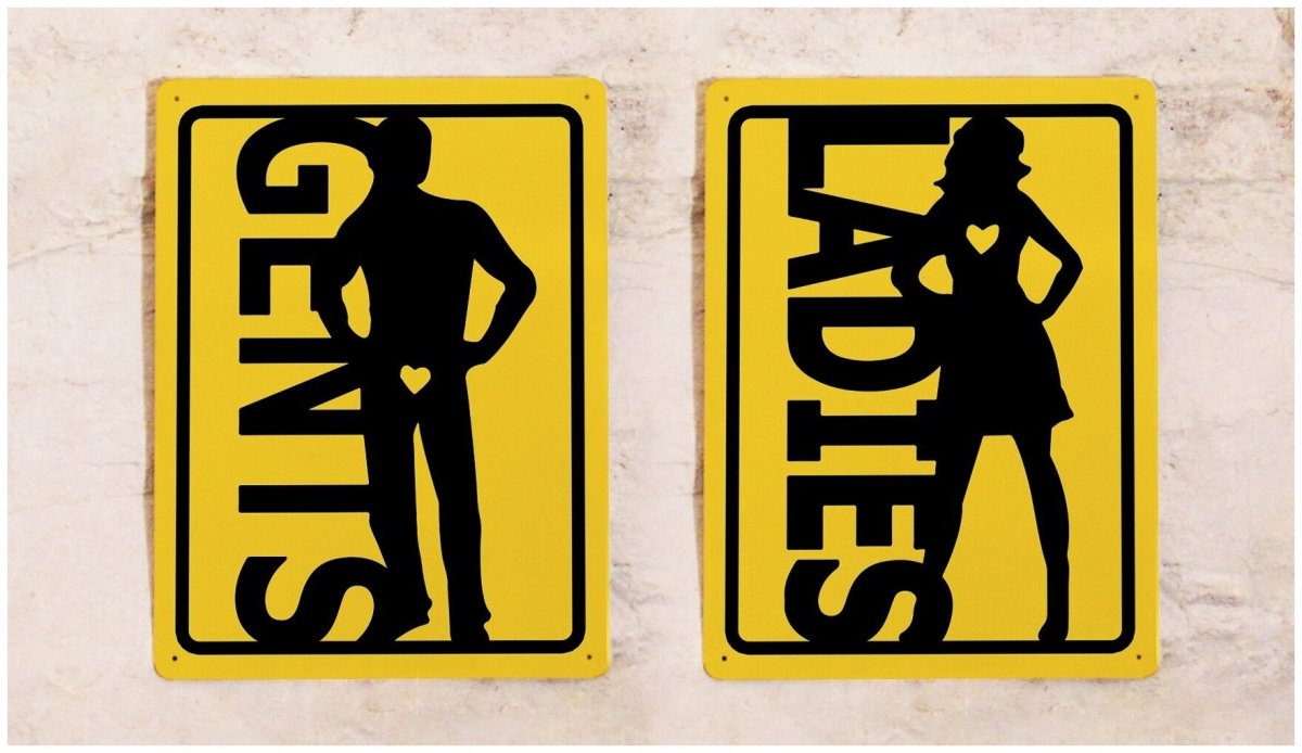 Веселые таблички в туалет