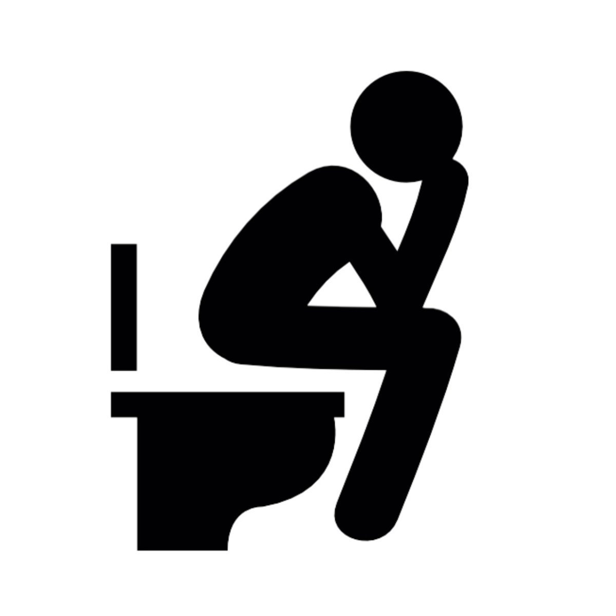 Туалет силуэт