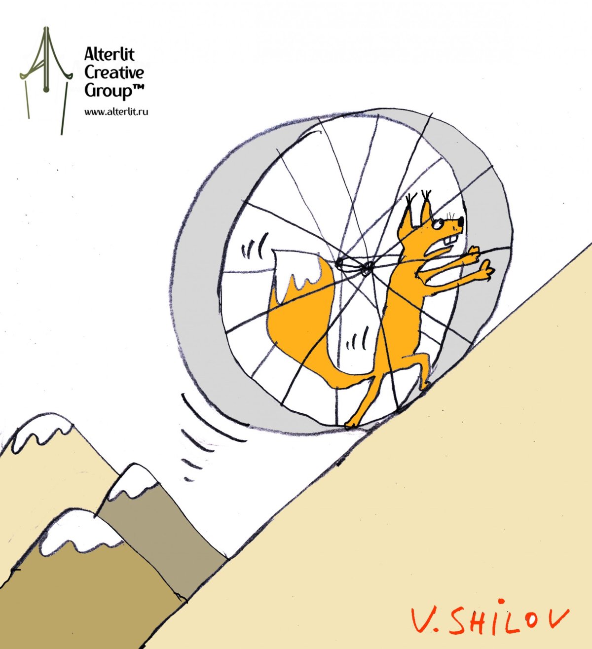 Порча белка в колесе