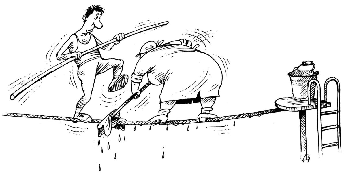 Женщина со шваброй