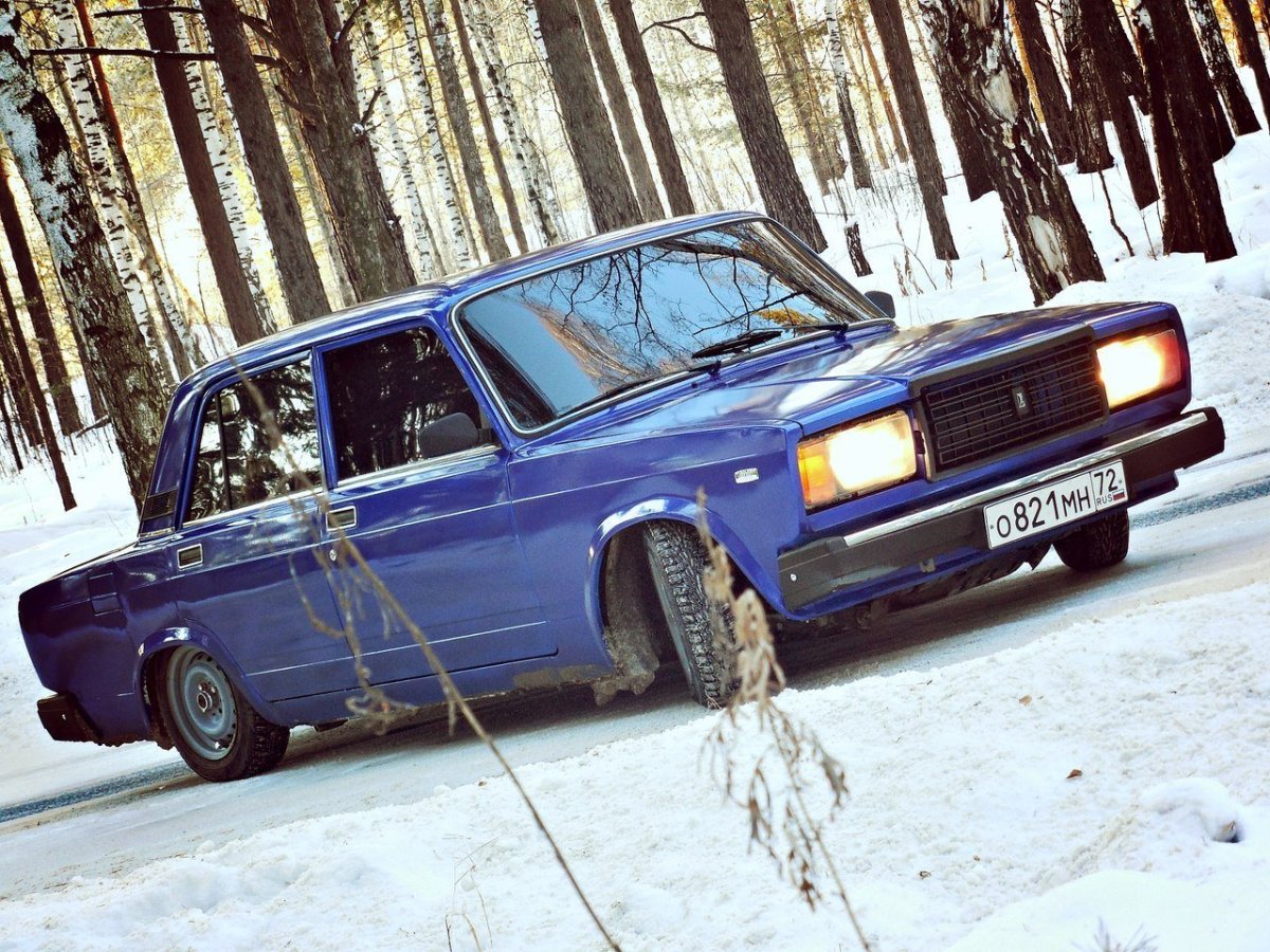 ВАЗ 2107 БПАН синяя