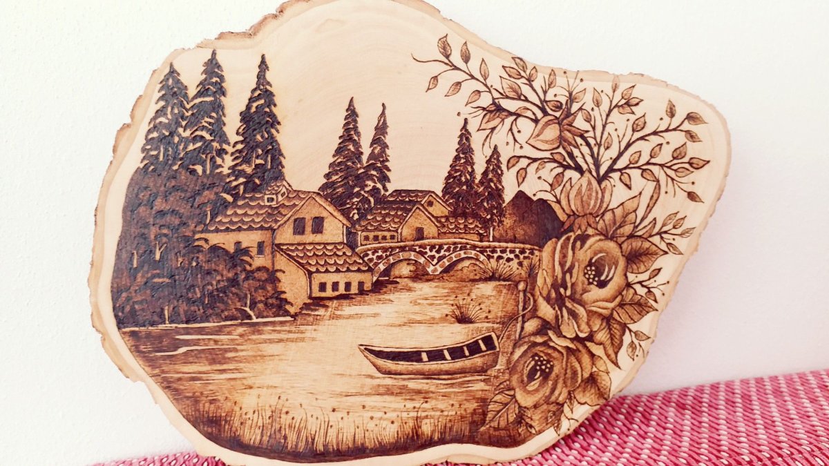 Украшения в технике пирография