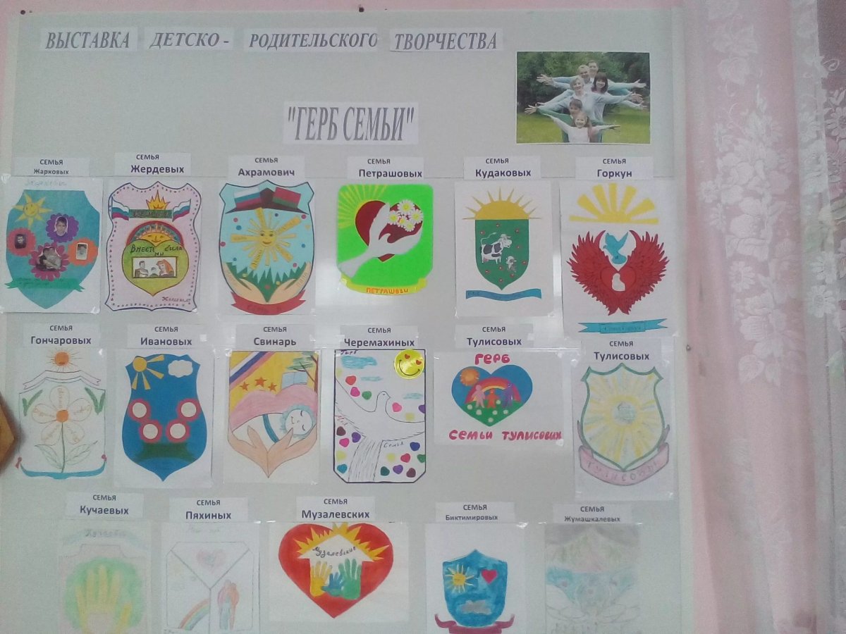 Нарисовать герб семьи